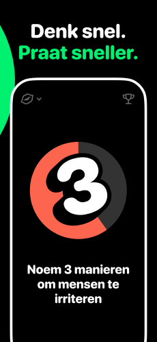 Screenshot 5 seconden spel app